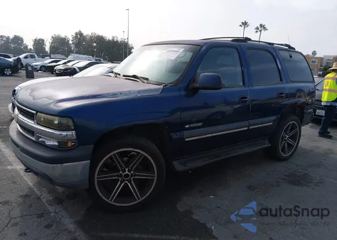2001 Chevrolet Tahoe Lt из США, поврежденный, VIN 1GNEC13TX1R105996